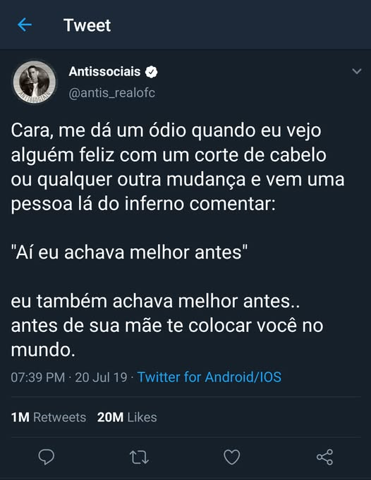 LuannaFanaia's tweet image. e nem vem com "ah, mas se postou tem que aguentar comentário". satanás!