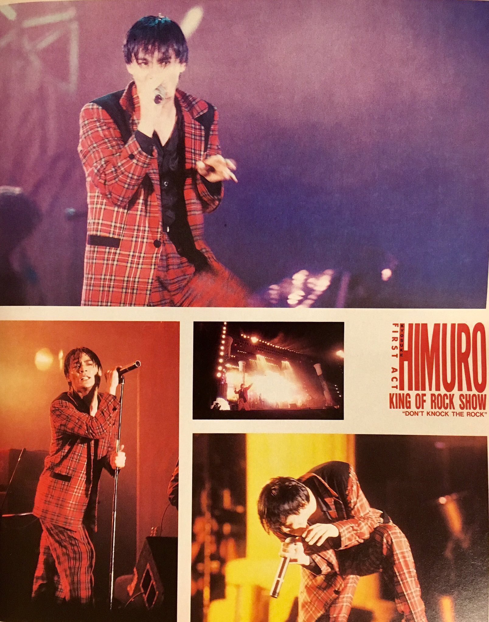 氷室京介 タンクトップ King of Rock Show 美品】氷室京介 タンクトップ King of Rock Show 日本製 - メルカリ