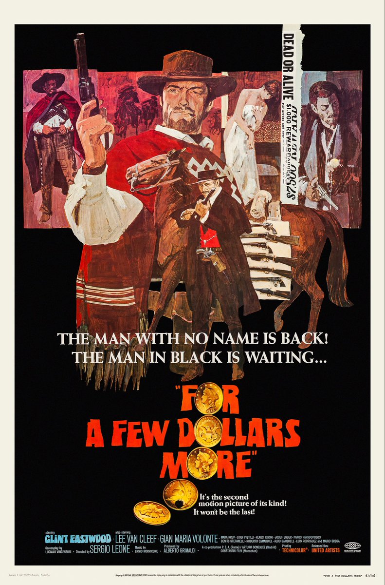 ApocalypseJow's tweet image. #NowWatching

For a Few Dollars More (1965)
Dir. Sergio Leone