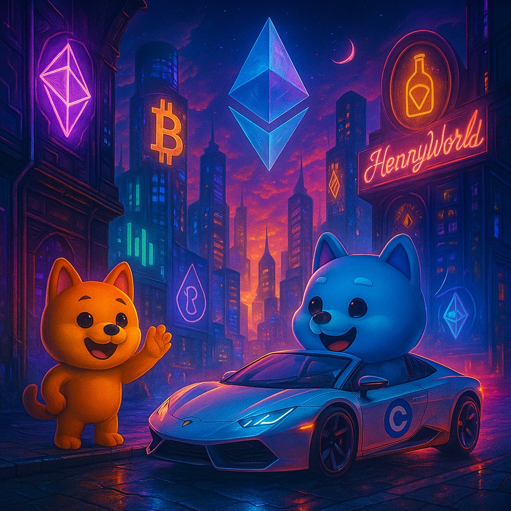 BaseDogeyInu's tweet image. 🚀 Dinu Holders, the future is now!
The blue pup just pulled up in a Lambo through the Crypto City streets — Coinbase verified, diamond hands shining. This is our moment to rise. Base Dogey Inu is here. HODL strong and let’s moon together! 💎🐶🟦