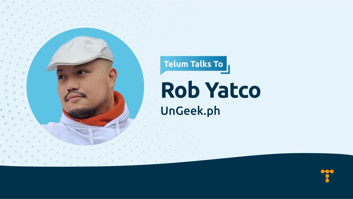 Rob Yatco, Editor-in-Chief of <a href="/UnGeekPH/">UnGeek</a>, leads a close editorial team covering games, tech, and pop culture. He spoke to Telum Media about building trust with readers, staying authentic, and what drives their content strategy. Read (after log-in): hubs.la/Q03x-VGX0