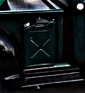 NWDisorder1111's tweet image. People believe this pic posted by Ivanka on her IG page is filled w/ symbolism.
For example:
The candle = a coming blackout(?)
I ran the 2 clips thru my photo editor w/ HDR effect:
Door appears to say "codex" and on the panel to her right looks like the symbol for XRP.
🤨🤔