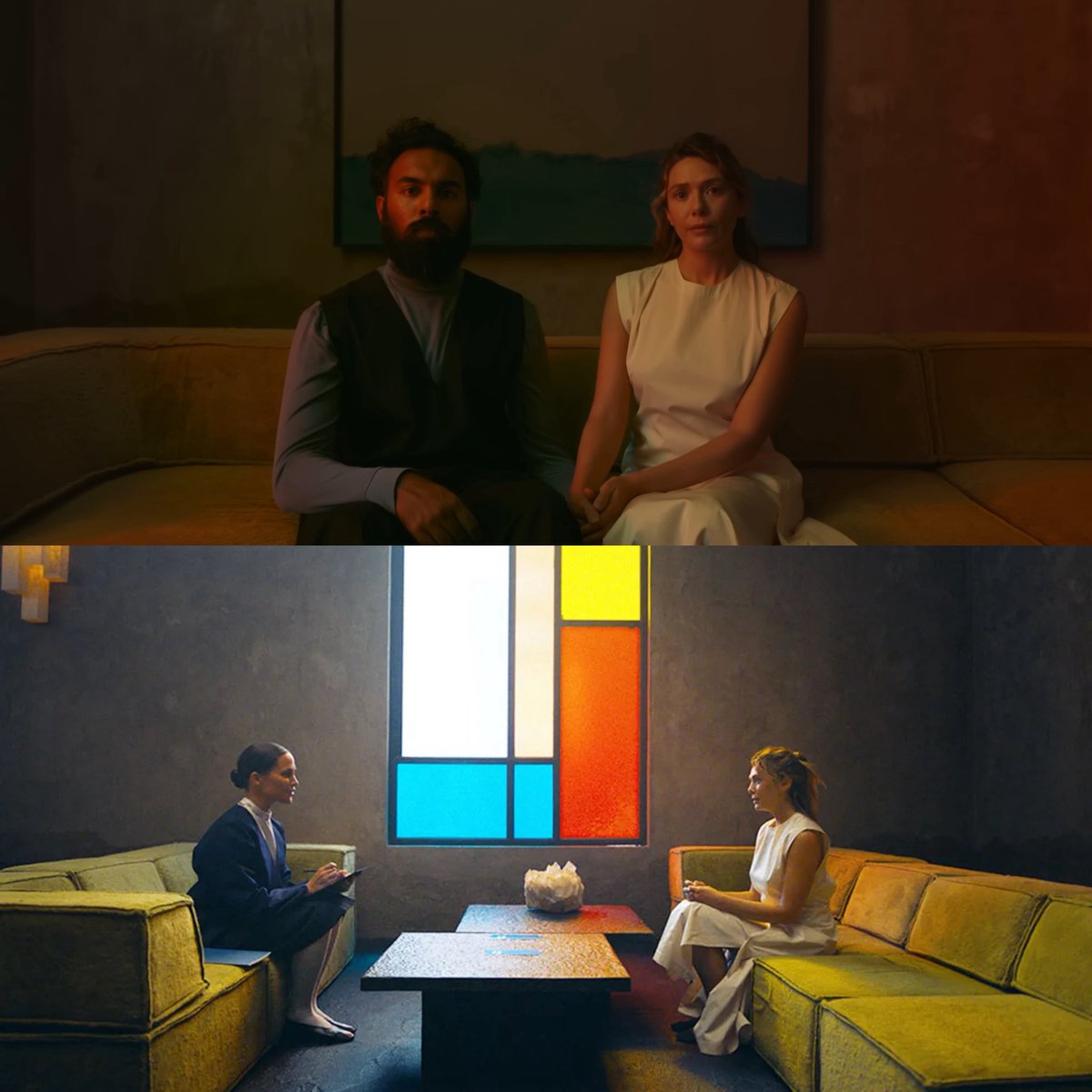 FilmUpdates's tweet image. ‘THE ASSESSMENT’ is now streaming on Hulu.
Starring Elizabeth Olsen, Alicia Vikander and Himesh Patel.