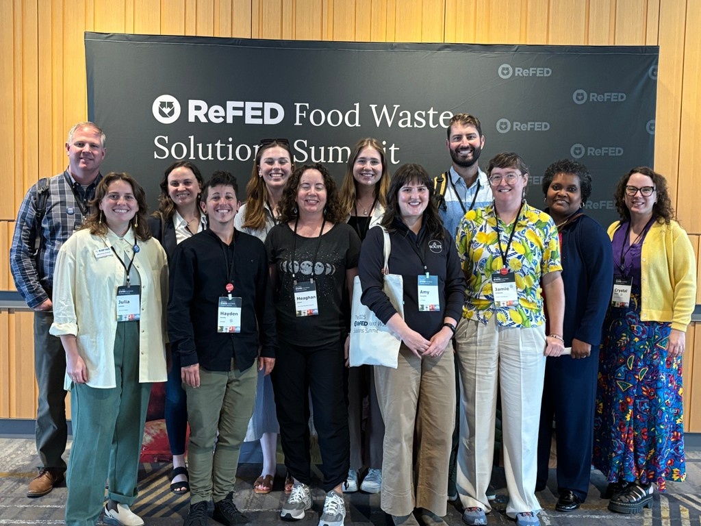 Our Executive Director was able to attend the ReFED food waste summit a few weeks ago (look em up - super cool!).
Pictured here are other food rescue leaders in the Food Rescue Alliance. We are happy to be a part of this group of food waste champions!