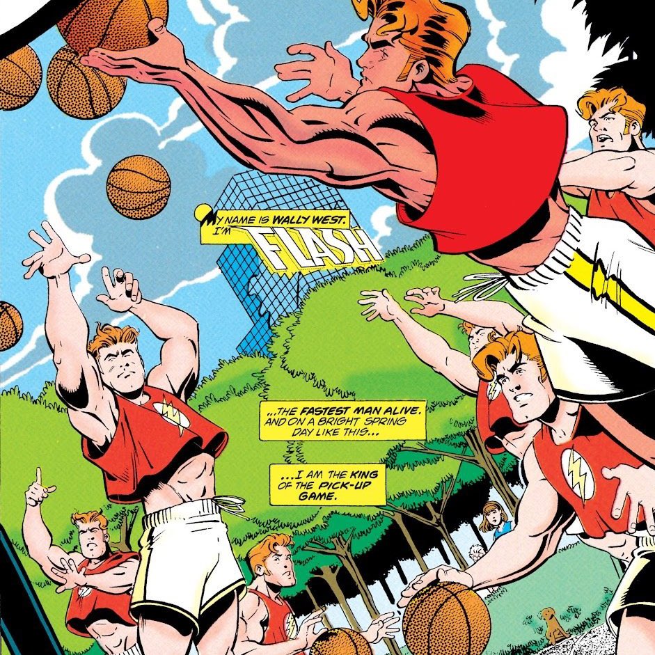FlashMentality's tweet image. Wally West truly always had that shit on every issue