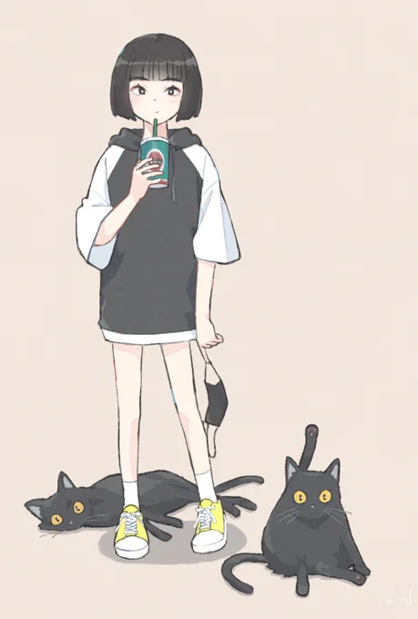 猫といっしょに