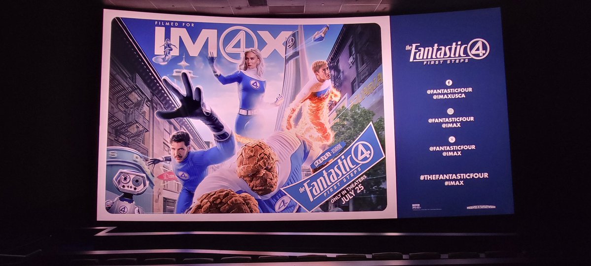 TheNRW's tweet image. THE FANTASTIC FOUR: FIRST STEPS! Initial thoughts coming out of the Press Screening! Look for our full review at @TheNRW at youtube.com/@nerdsrulethew… once embargo drops! ~ @TheLegendKuyaP #NRW #NerdsRuletheWorld #TheFantasticFour @ThePeachReview @FantasticFour @MarvelStudios
