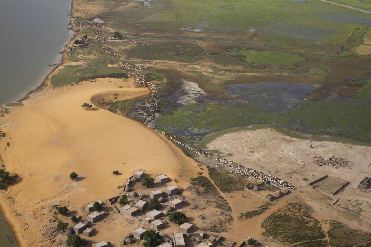 Niger Inner Delta (Mali) at different times of year and different states of flood. I've always been fascinated by this region.
