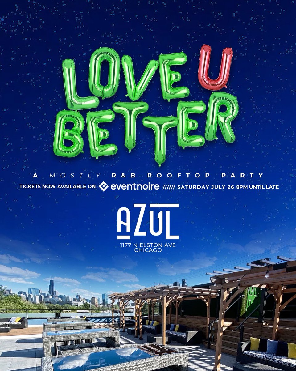 Kicking off our rooftop series this Saturday… tell a friend and pull up on us