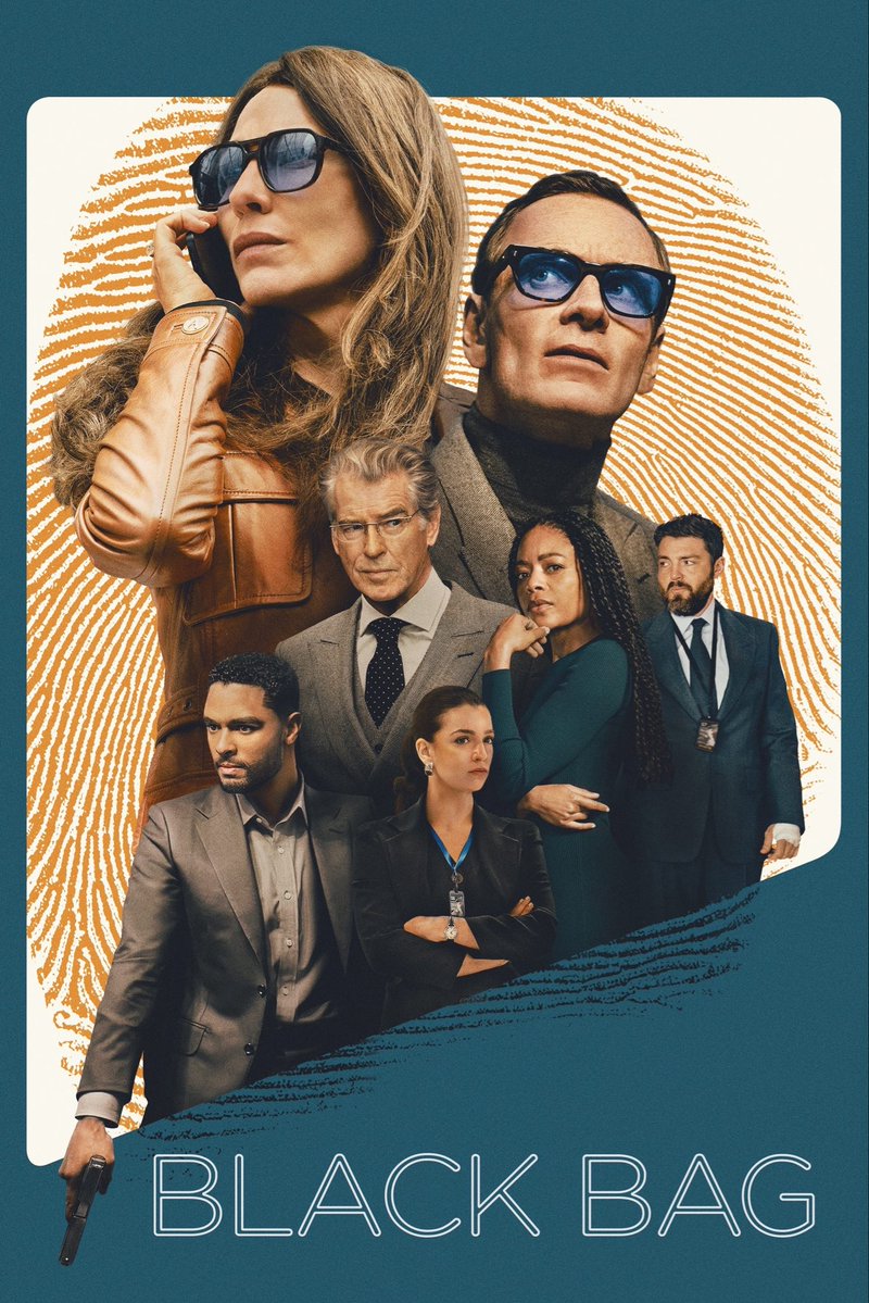 DexterShill's tweet image. bored and in the mood for a rewatch so I’m tossing on a classic, haven’t seen it since it was in theaters let’s see how it holds up
now rewatching: Black Bag
dir. Steven Soderbergh