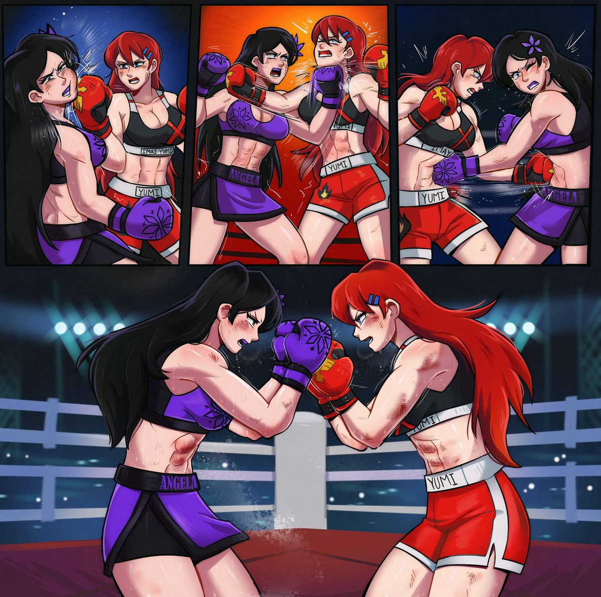 Commission for
<a href="/Fernand16203333/">Fernando Lemus</a> 

Angela vs yumi nun/