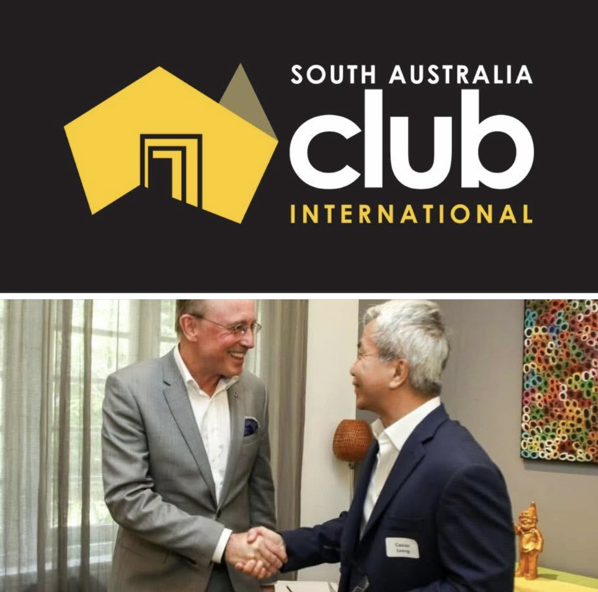 South Australia Club International is your gateway to stronger trade and investment ties across Southeast Asia. Join us and be a part of South Australia’s global future. Visit southaustraliaclub.sa.gov.au

#SpecialEnvoy #SAClubInternational