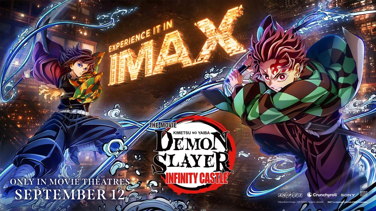 animetv_jp's tweet image. 【OFFICIAL】: Demon Slayer: Kimetsu no Yaiba Infinity Castle First Movie Sees Massive Debut, Earns 7.31 Billion Yen in First 4 Days! 🔥
✨More: animetv-jp.net/news/demon-sla…