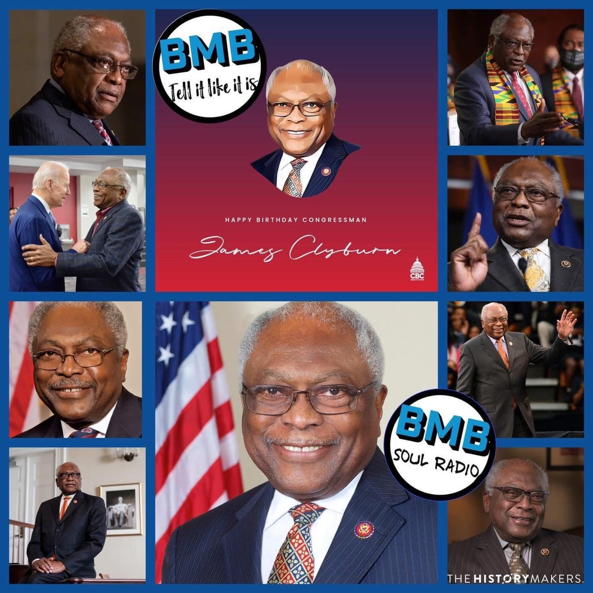 BmbEmpower's tweet image. 🎉🎂🎈🥳🎁 Happy Birthday to Democratic Leader of the U.S. House of Representatives from South Carolina Rep. Jim Clyburn! He turns 85 & thank you for your service!!!!
#happybirthday #JimClyburn #Housemajoritywhip #Democratic #SouthCarolina #HouseofRepresentatives
#RidingWithBiden