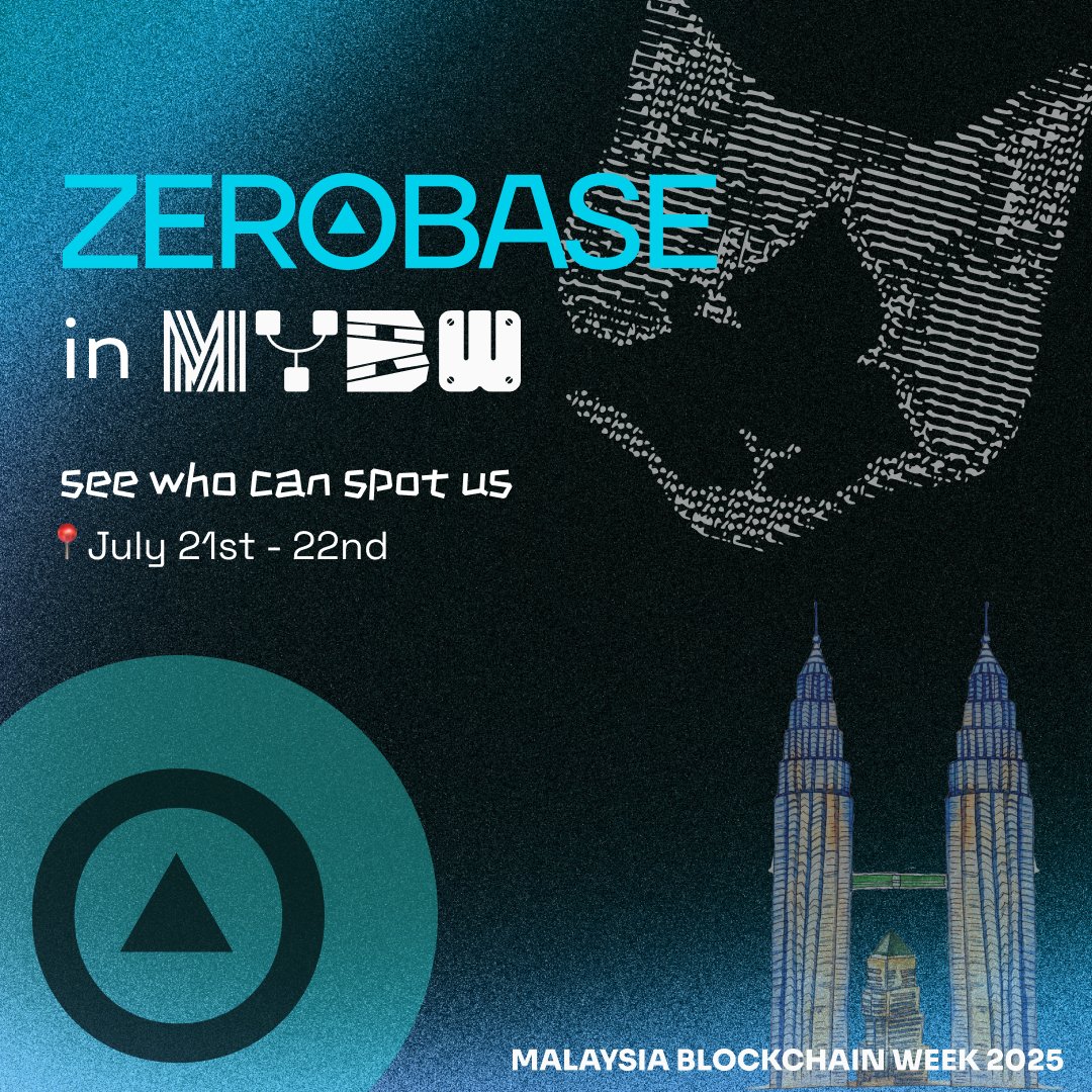 zerobasezk's tweet image. catch us at @MalaysiaBCW #MYBW2025
zk power is landing in Malaysia — see who can spot us👀