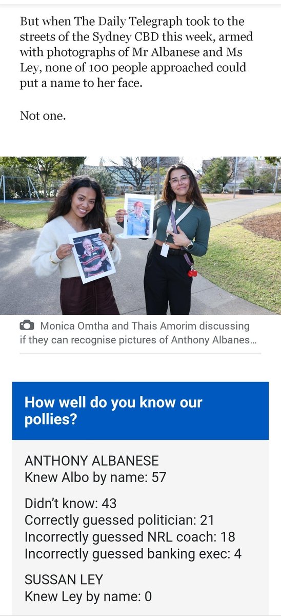 VoteLewko's tweet image. The @dailytelegraph provides a perfect argument against compulsory voting.
dailytelegraph.com.au/news/nsw/austr…