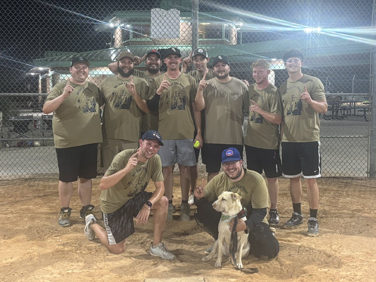 2025 Men’s softball champions and undefeated 12-0 season ! 🥎💯🏆