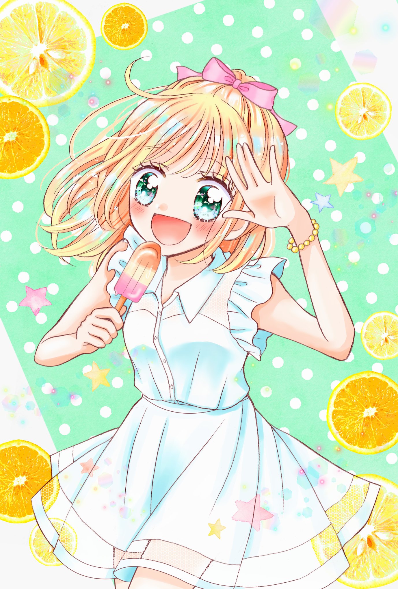 小学館 ちゃお 羽山ゆあ先生 直筆サイン入りイラスト 小学館 ちゃお 羽山ゆあ先生 直筆サイン入りイラスト - 少女漫画