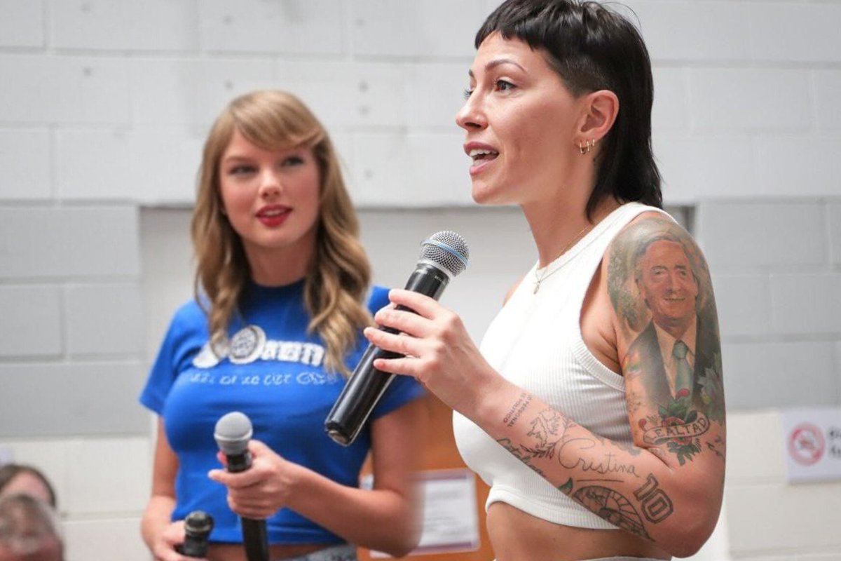 🚨 Nueva foto de Taylor Swift junto a Mayra Mendoza en la ciudad de Quilmes.