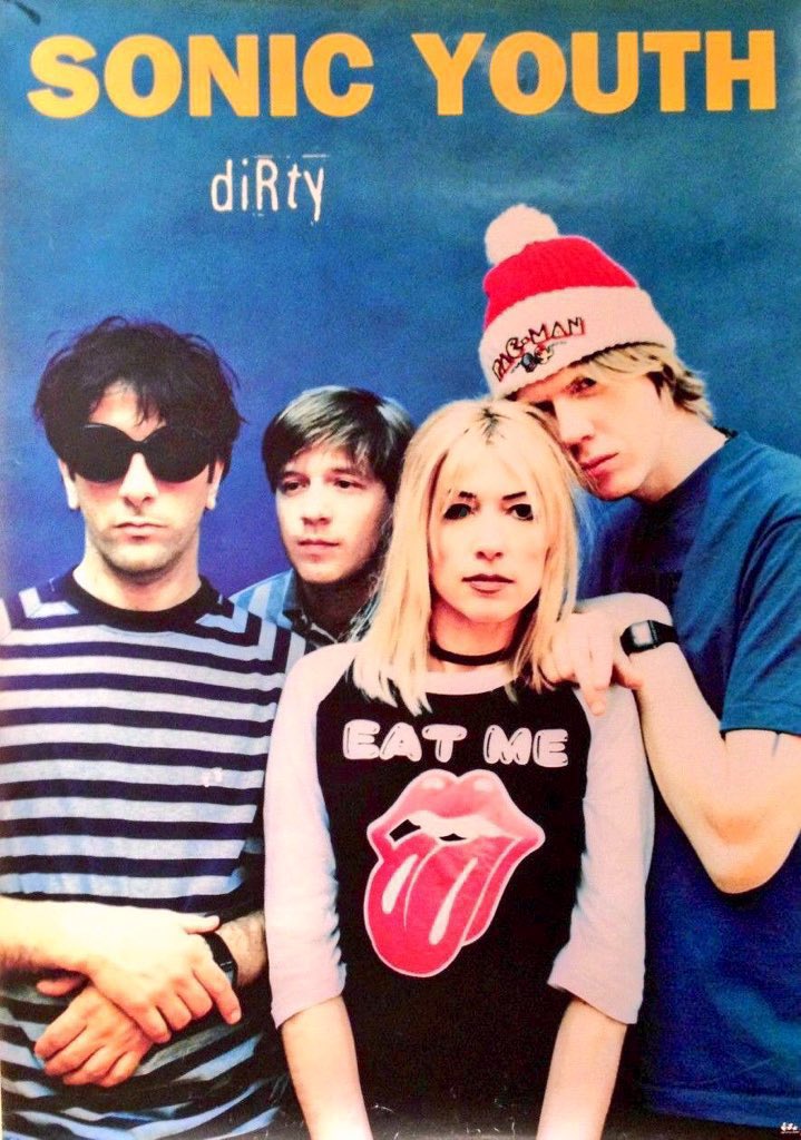 JakeRudh's tweet image. On this day in 1992, Sonic Youth released their seventh studio album “Dirty” featuring singles "100%" "Youth Against Fascism" "Sugar Kane" and "Drunken Butterfly"