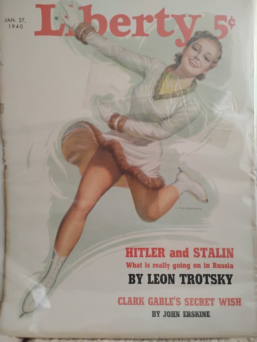 Zmei_Hhsss's tweet image. Found at garage sale.
Six months before Trotsky's well deserved demise.