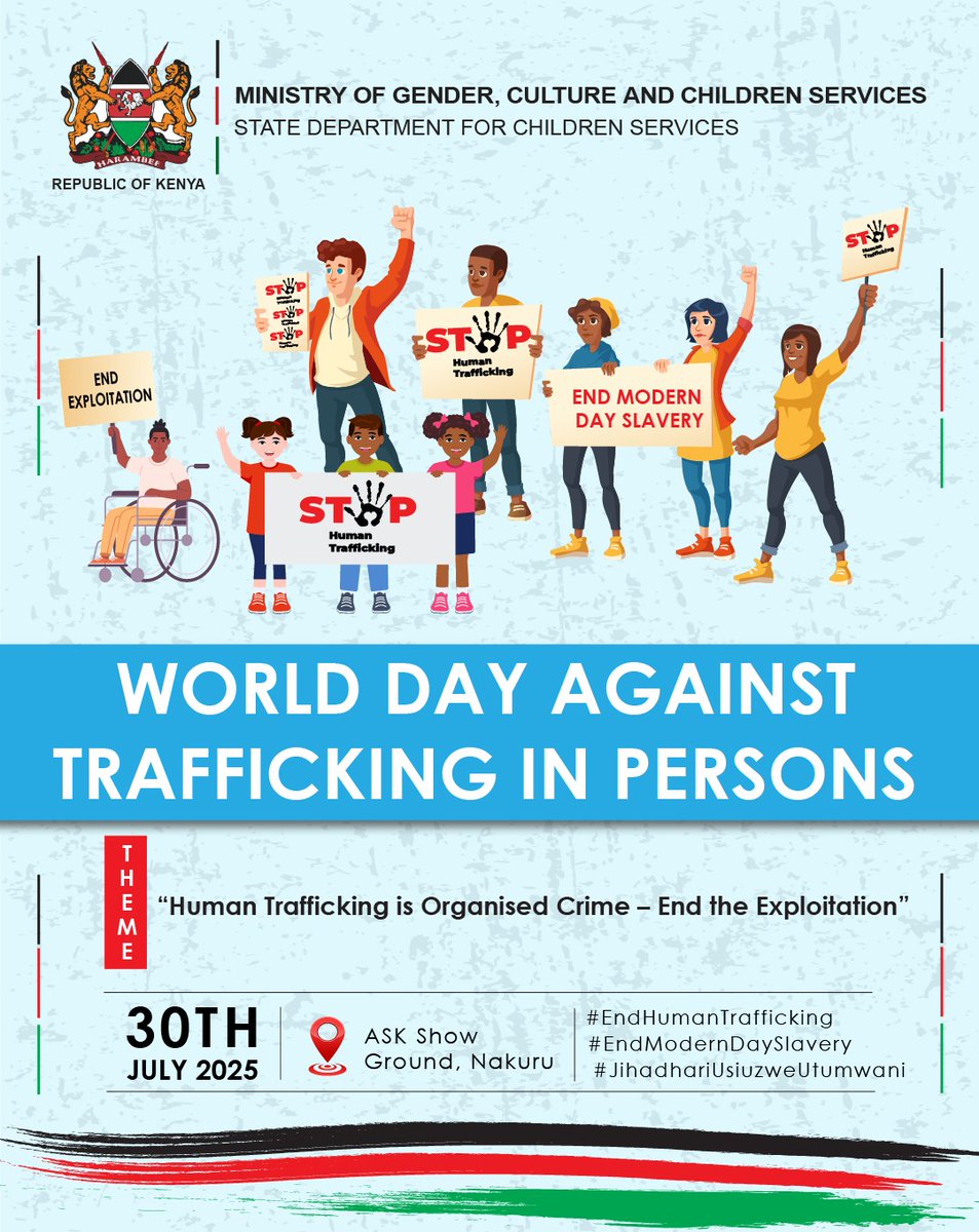 ChildServicesKE's tweet photo. Say no to cheap Labour, say no to child trafficking.

#EndModernDaySlavery https://t.co/b9NGtfs6rA