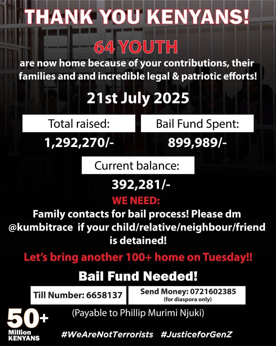 fit_ermined's tweet image. What’s keeping this country standing?
Us
From hospital visits to blood drives, bail money to courtroom chants! We are the safety net. We are the resistance. We are the hope.
No government, no system is coming to save us.
So don’t stop. Show up. Speak out. Hold…