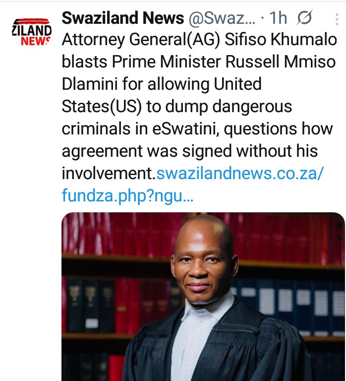 PatrioticMedia1's tweet image. ESWATINI: WE DON'T OWE SA AN EXPLANATION!' SAYS PM
When questioned about the concerns of the people of 🇿🇦, the Eswatini prime minister who is responsible for allowing the US to dumb foreign criminals in the country has told his detractors that they don't owe SA an explanation.