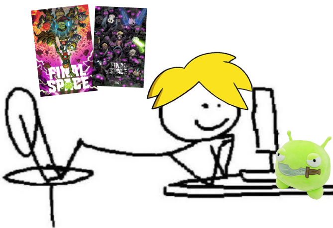 finalspacecrave's tweet image. Share a piece of Final Space lore about yourself