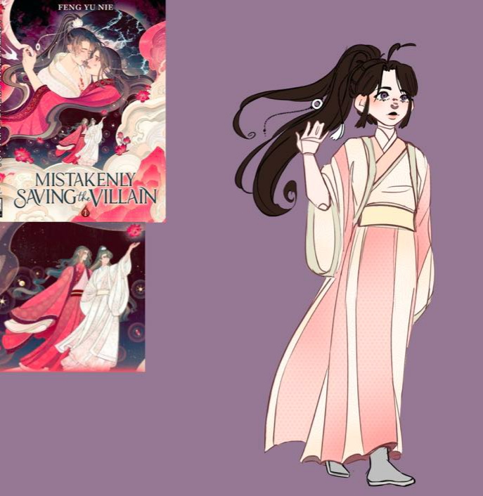 TheGeekyMouse's tweet image. I sketched the new song qingshi design and did some quick colors let me know if I should finish it and do wuhuan too!! #misvil #songqingshi #mistakenlysavingthevillain