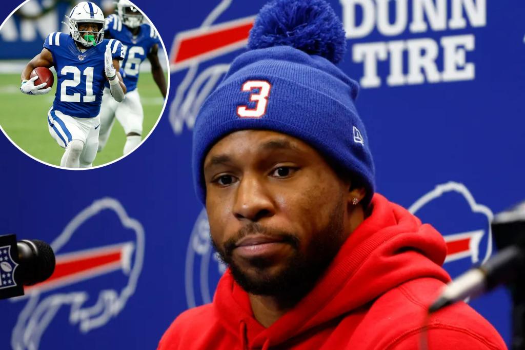 nypost's tweet image. Nyheim Hines set to make NFL return with Chargers after two-year injury absence trib.al/1ep2YAa