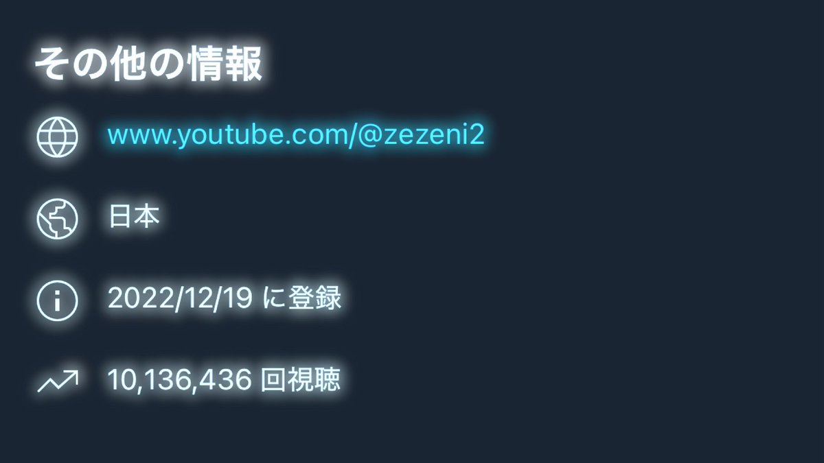 YouTubeの総再生回数
1000万回を突破しました⟡

いつもほんとありがとうございます꒰ᐡ× ×ᐡ꒱♡