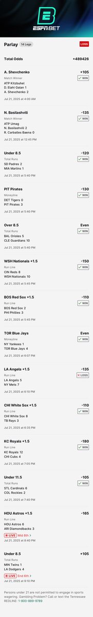 Bet with me on <a href="/ESPNBET/">ESPN BET</a> espnbet.com/shared_bet?id=… Yo i bet if u politicked with me we would have smacked for a million today ⁦<a href="/CentralCapper/">Capper Central</a>⁩