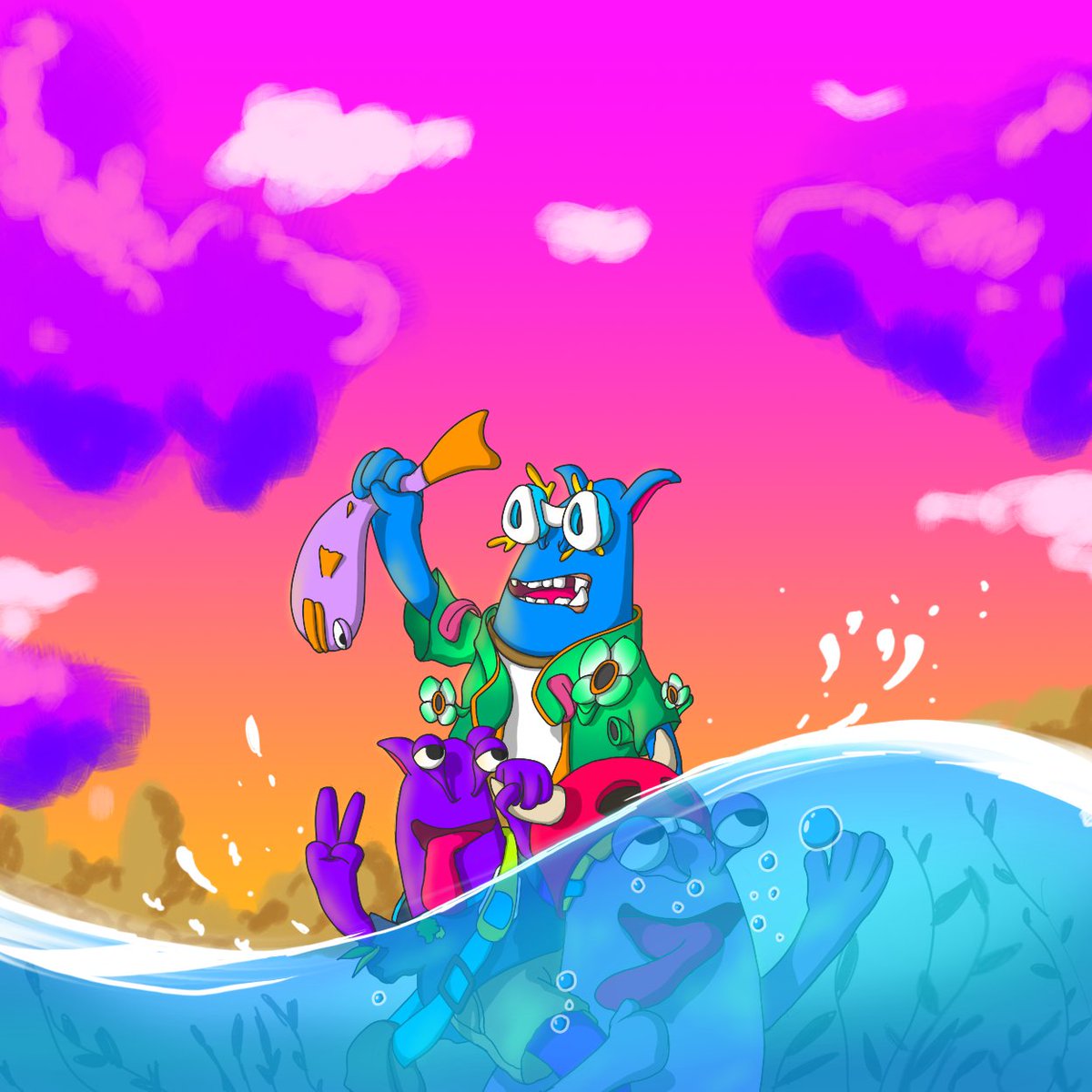 Monadoons's tweet image. Just a regular day with the Monadoons…
☀️ Sunset views, bad fishing decisions, and someone always ends up underwater.

Dive deeper with us: discord.gg/p5j7TSY86r

#Monadoon #monad