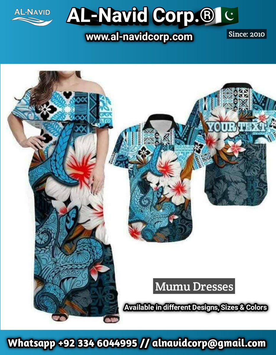 ALNavidCorp's tweet photo. we r manufacturing  #mumudress  #Embroidery #Wears . 

Interested buyers contact with us.  #alnavid #alnavidcorp  #Garments
#madeinpakistan #foryou #MasterChefCelebrity #fashionstyle #import  #export #trade #womenfashion #menfashion #boysfashion #girlsfashion https://t.co/b05zELDXlN