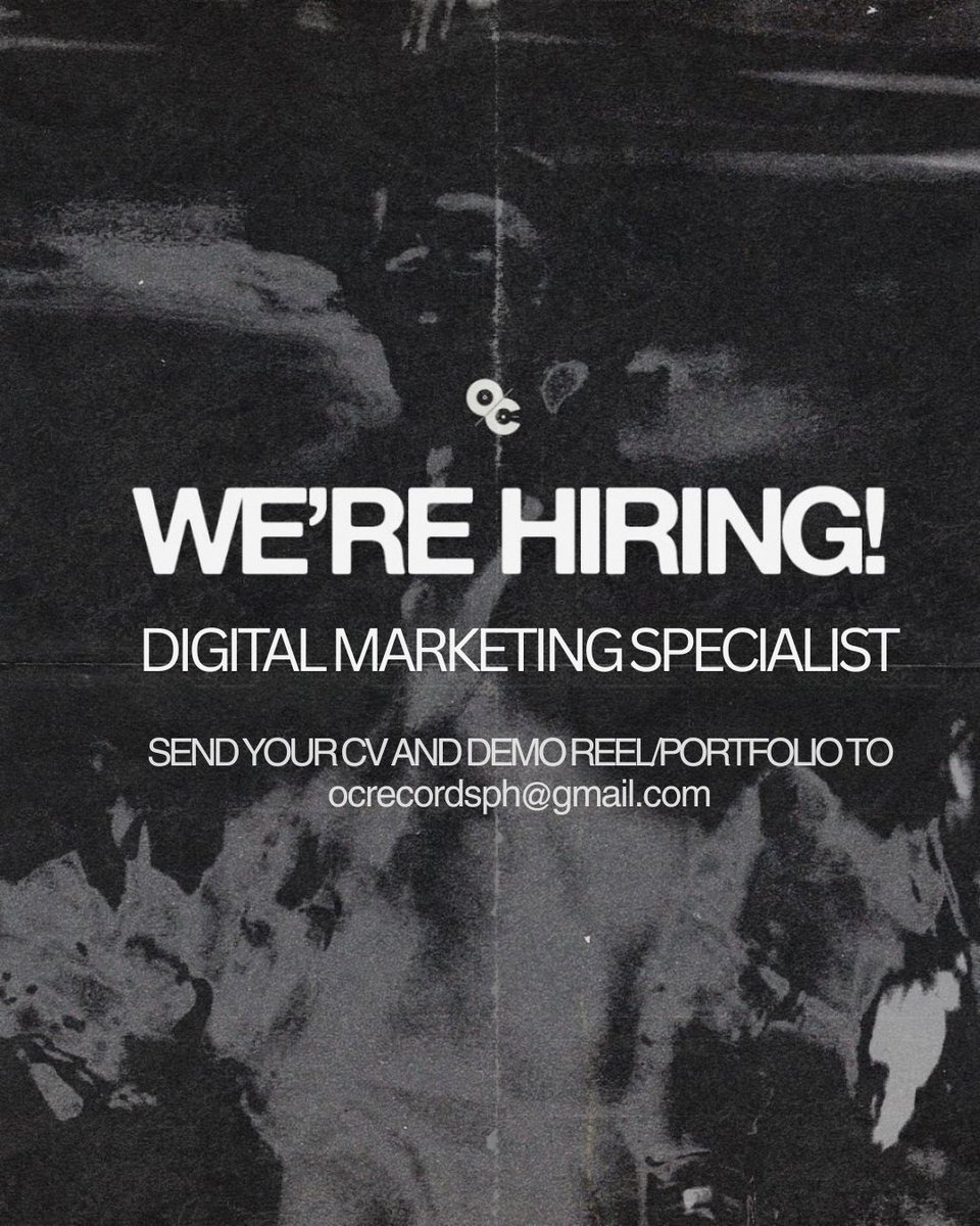 OCRecordsPH's tweet image. Join the Odd Creature fam!
Send CV and portfolio to ocrecordsph@gmail.com