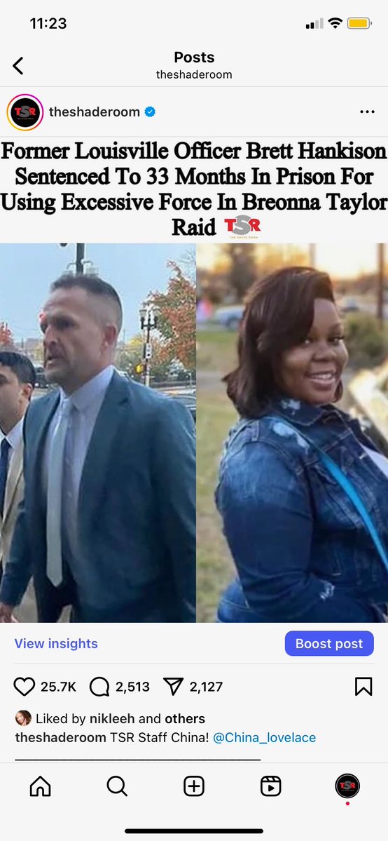 TheShadeRoom's tweet image. During a news conference, Breonna Taylor’s mother, Tamika Palmer explained how she felt after a federal judge sentenced former Louisville Police detective Brett Hankison to 33 months in prison. (🎥:@courierjournal @wlky) (📸: @gettyimages) ✍🏾:#TSRStaffJR