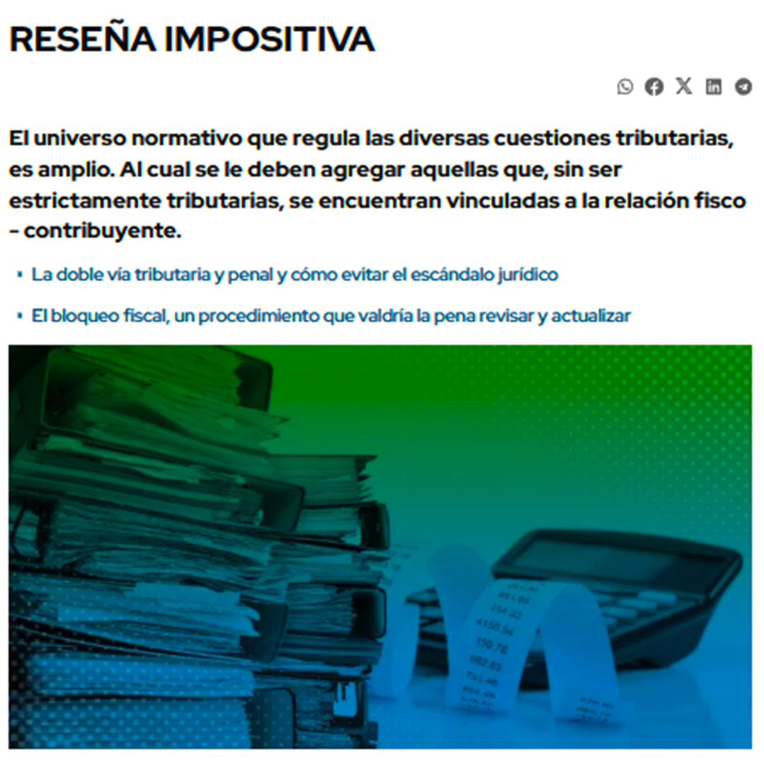 Presentamos Novedades Fiscales de hoy...