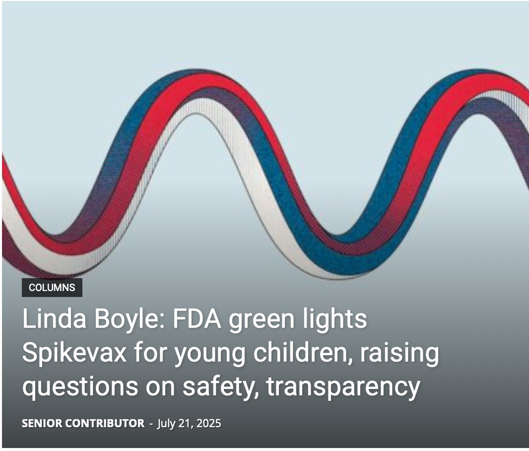 MustReadAlaska's tweet image. Stockholders win, but do kids lose? Moderna’s Spikevax, which is described as a vaccine that evolves once injected, gets full FDA approval for toddlers despite rising safety concerns. mustreadalaska.com/linda-boyle-fd…