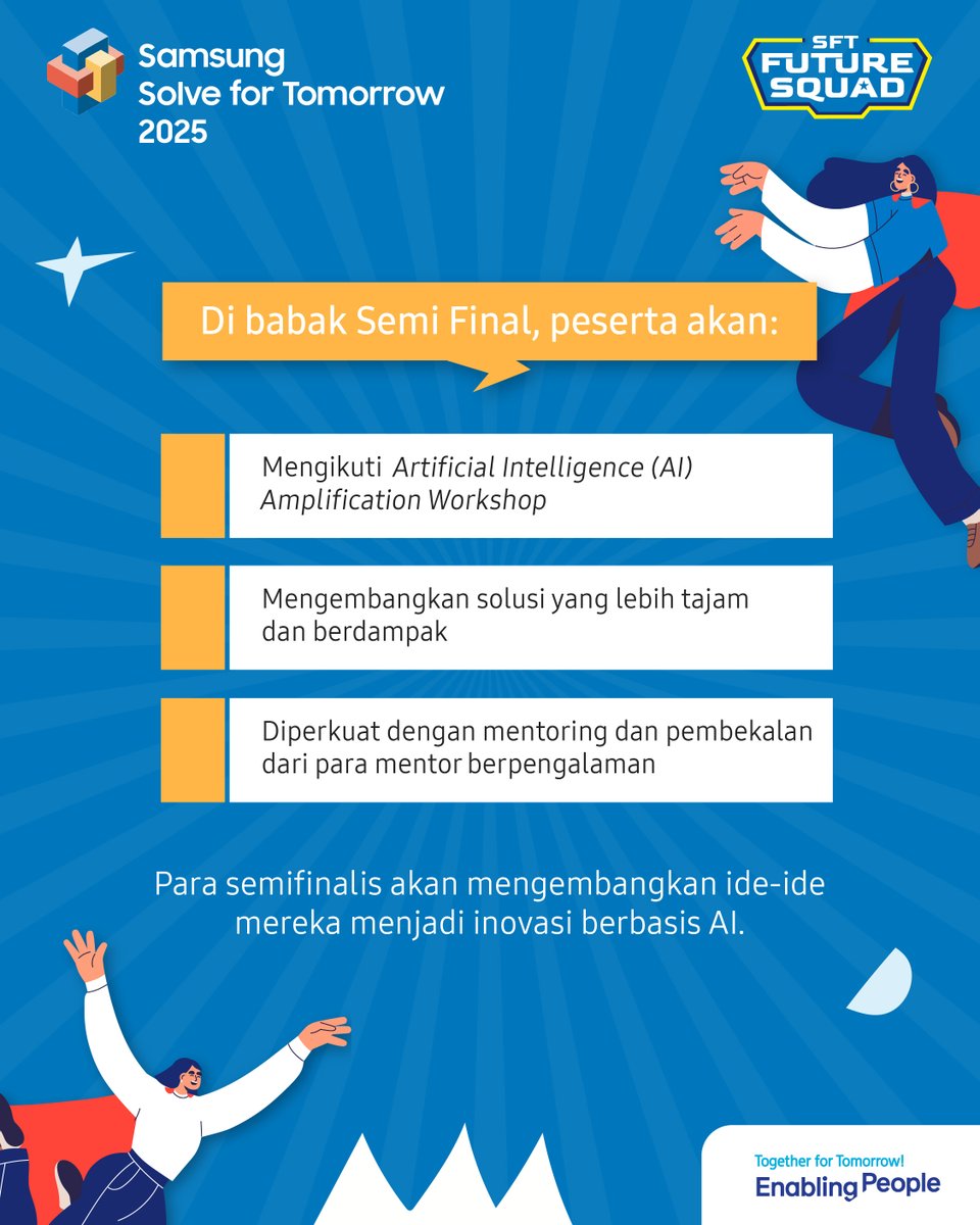 skilvul's tweet photo. Atau kunjungi laman website berikut:
https://t.co/KQRIjqTySC

Jangan lewatkan cerita dan progres mereka selanjutnya—hanya di media sosial @Skilvul 💥

#SFT_Indonesia_2025 #enabling_people #SolveForTomorrow https://t.co/KmU8etUeJZ