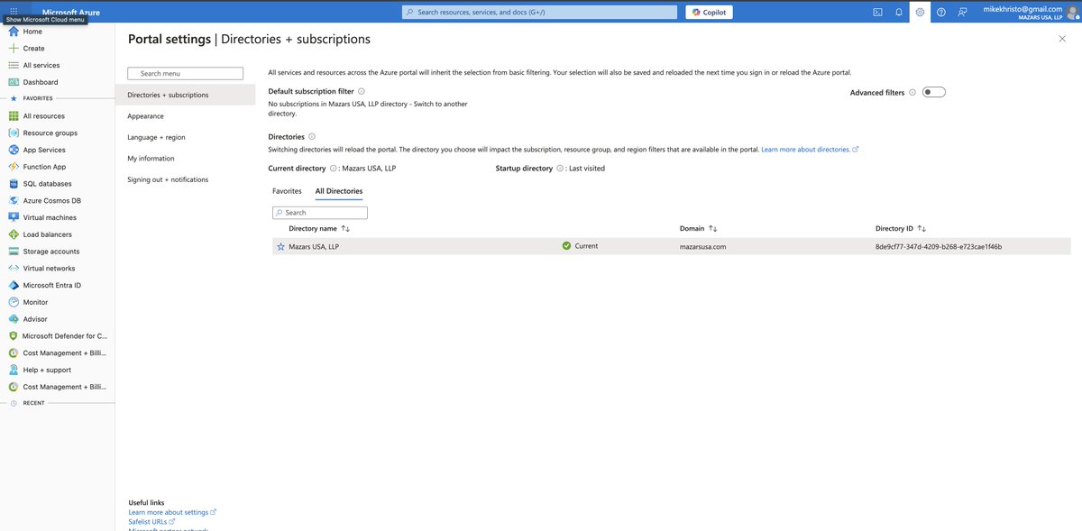 Mike Khristo (@mikekhristo) on Twitter photo Just signed up for <a href="/Azure/">Microsoft Azure</a> with my personal email... I'm now part of the <a href="/ForvisMazarsGrp/">Forvis Mazars Group</a> organization... but I have never been affiliated with them... Just signed up for <a href="/Azure/">Microsoft Azure</a> with my personal email... I'm now part of the <a href="/ForvisMazarsGrp/">Forvis Mazars Group</a> organization... but I have never been affiliated with them...