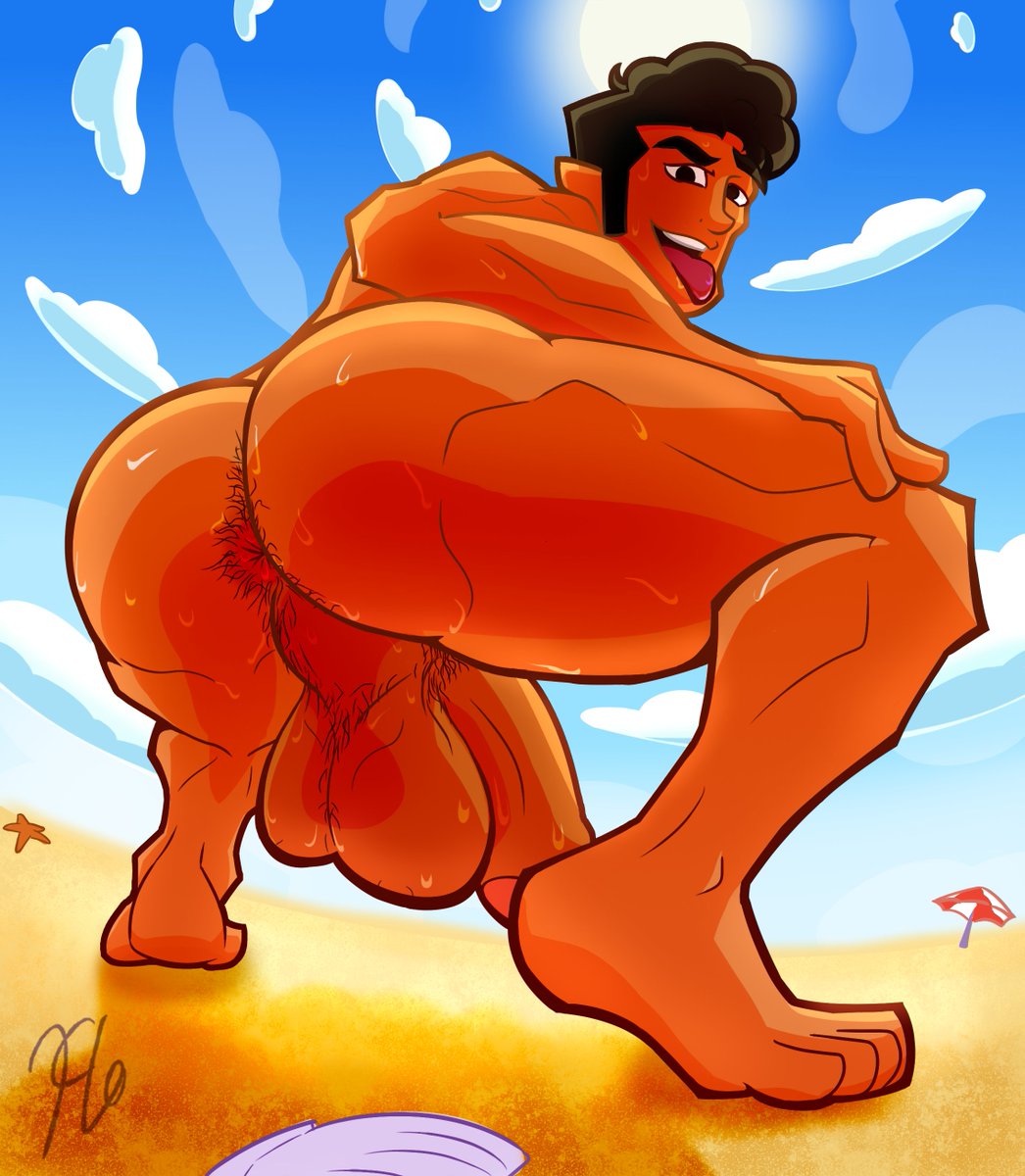 Diego enjoys a nice hot summer day at the beach🏖️🌊
#Diego #DisventureCamp #disventurecamp4 #nsfw #nsfwtwt #gay #bara #gaybara