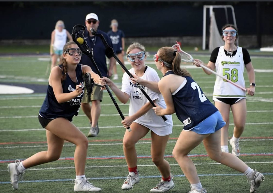 DePaulPrepwlax's tweet image. Our Rams Summer Classic. White vs Blue Scrimmage. Putting work in ladies. Keep it rolling. #RAMtough #HEREcomesDEPAUL