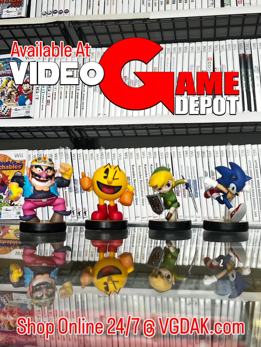 VGDAk's tweet image. These #amiibo are trained for your ultimate roster!
👾
Shop Online 24/7 at VGDAK.com
🕹️
Game On!
#VideoGameDepot
@BandaiNamcoUS @SEGA @NintendoAmerica
