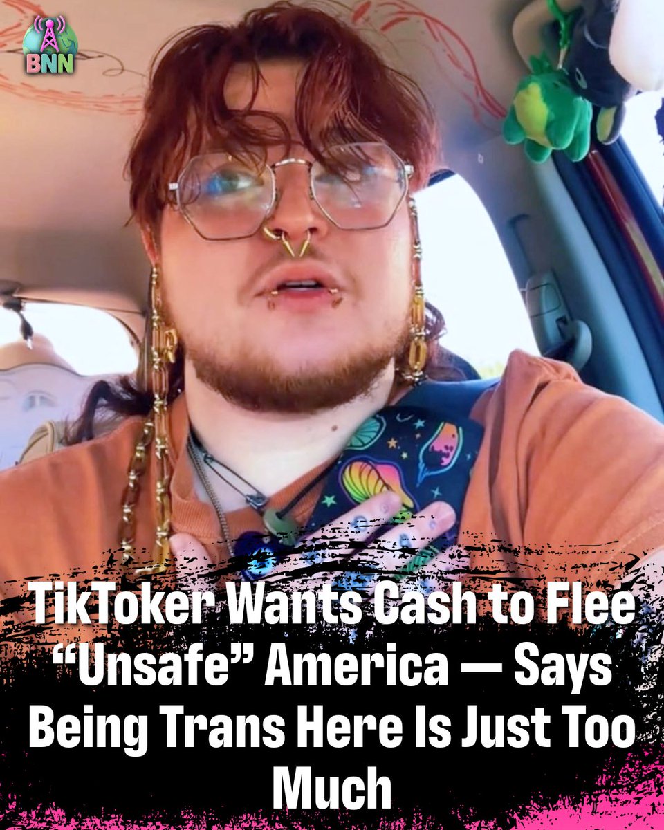 BNNetwork634's tweet image. TikToker Wants Cash to Flee “Unsafe” America — Says Being Trans Here Is Just Too Much 🙄💸
A transgender TikToker is now begging strangers online to bankroll her “escape” from the United States — because apparently, one of the most tolerant countries on Earth is just too scary…