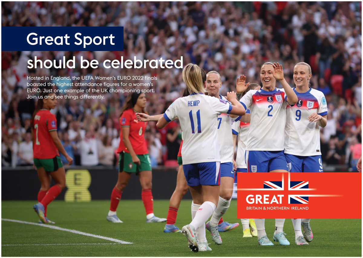 UKinSingapore's tweet image. Join us in the semi-finals of the UEFA Women’s EURO 2025 and see things differently.
#SeeThingsDifferently #GreatSport #euro2025