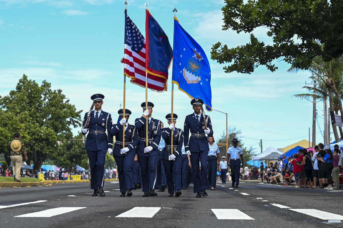 PACAF's tweet image. We are honored to celebrate Guam's 81st Liberation Day 🇬🇺
The U.S. Armed Forces marched with the people of Guam to celebrate our strong bonds. Liberation Day is a powerful reminder of the island's resilience, strength, and enduring freedom.
Biba Guam!