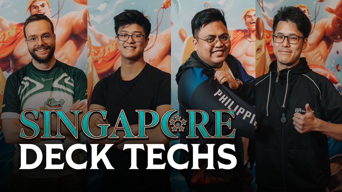fabtcg's tweet image. Hungry for more decktechs from World Tour: Singapore? We've got you covered! 🔥
Tom Escoffier - Arakni, 5L!p3d 7hRu 7h3 cR4X
Edison Yue - Verdance, Thorn of the Rose
Nathaniel Jerald Bea - Cindra, Dracai of Retribution
Shoma Yamamura - Ira, Scarlet Revenger…