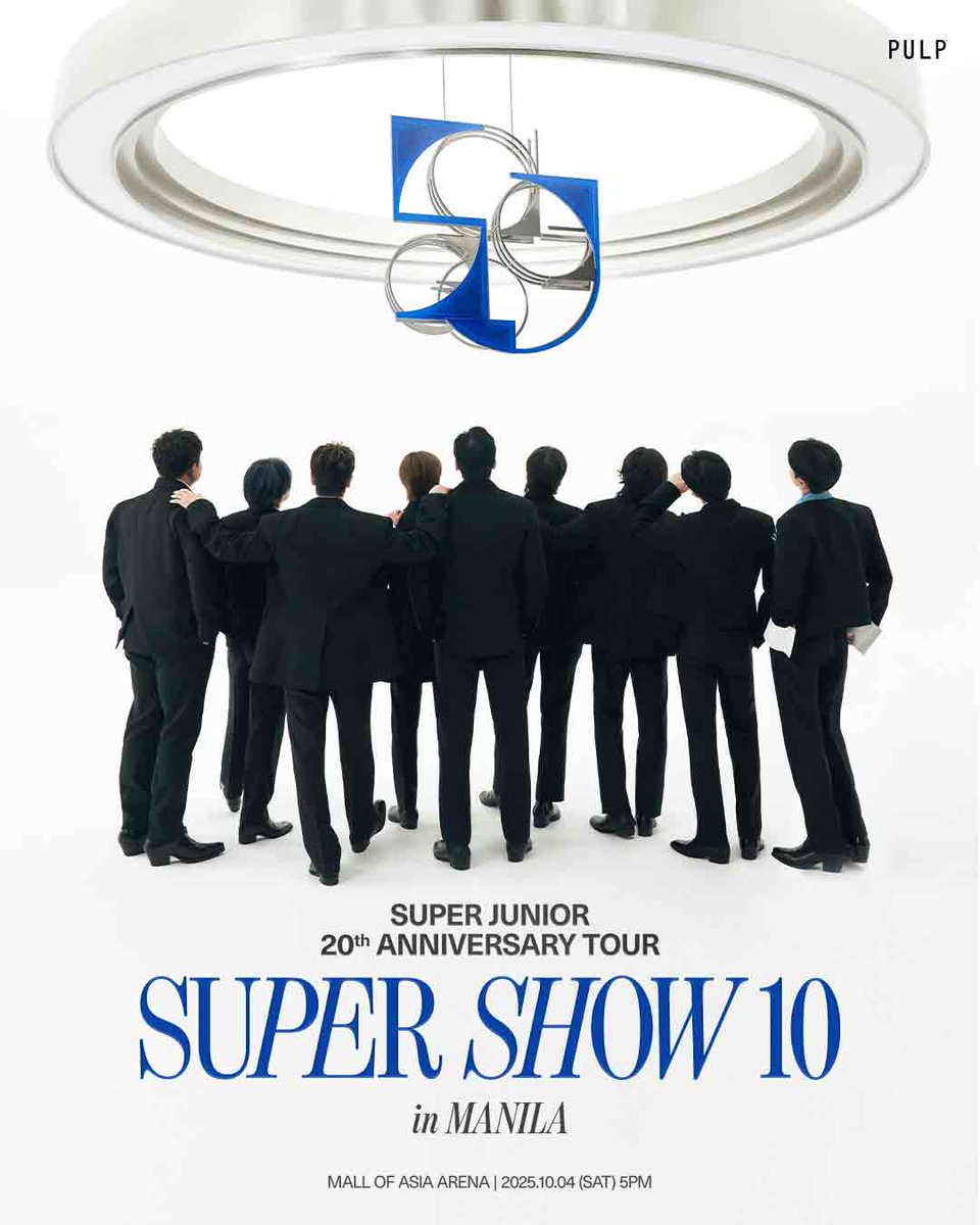 MOAArena's tweet photo. It’s time to celebrate 20 incredible years with @SJofficial, the kings of K-Pop! 💙

▶️ #SUPERJUNIOR 20th Anniversary Tour #SUPERSHOW10 in Manila
🗓 October 4, 2025

#SS10inManila
#SuperJuniorAtMOAArena
#ChangingTheGameElevatingEntertainment https://t.co/nNc5QhiENY