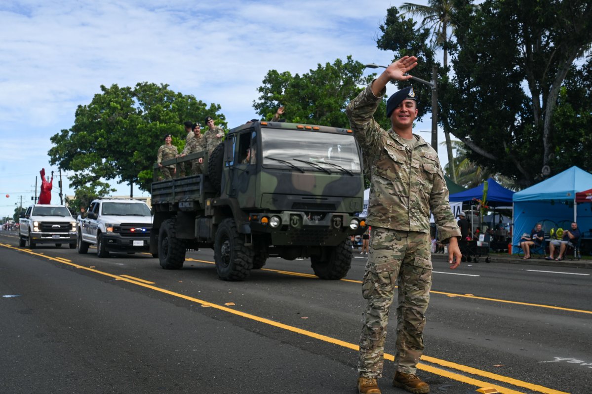 PACAF's tweet image. We are honored to celebrate Guam's 81st Liberation Day 🇬🇺
The U.S. Armed Forces marched with the people of Guam to celebrate our strong bonds. Liberation Day is a powerful reminder of the island's resilience, strength, and enduring freedom.
Biba Guam!